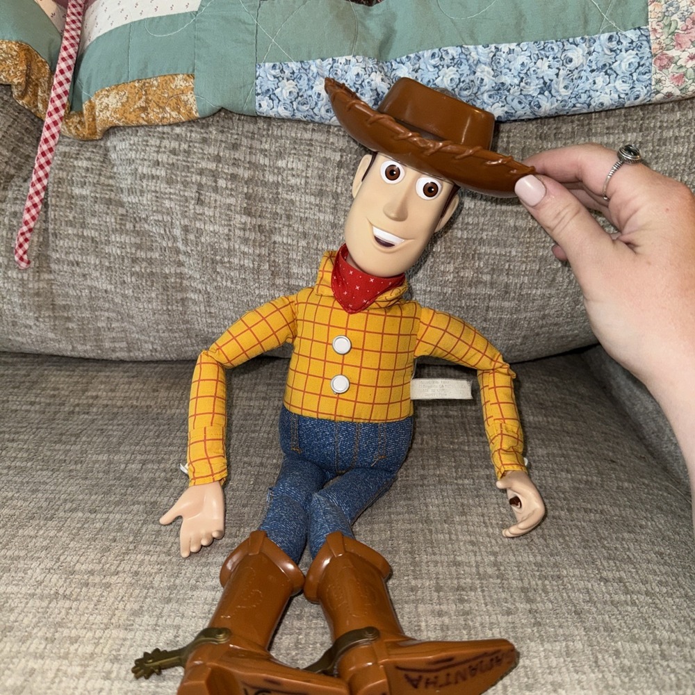 Vintage Woody Doll, 12 inch, Mattel, 1999